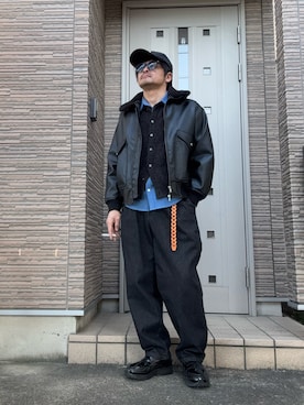 「８(eight)（エイト）のアイテム」を使った、タルナンドさん（メンズ・165cm）の春コーディネート