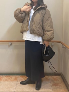 「STYLEDOOR（スタイルドア）のアイテム」を使った、CANAさん（レディース・162cm）の冬コーディネート