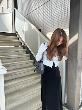 「select MOCA（セレクトモカ）のアイテム（スカート）」を使った、CANAさん（レディース・162cm）の秋コーディネート