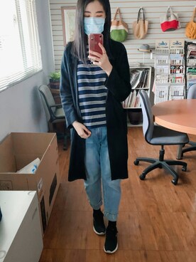 「working style」｜「アイテム（ジャケット/アウター）」を使った、wear C.🇹🇼さん（レディース・167cm）の冬コーディネート