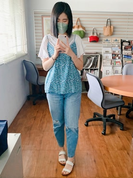 「通勤穿搭」｜「アイテム（アクセサリー）」を使った、wear C.🇹🇼さん（レディース・167cm）の春コーディネート