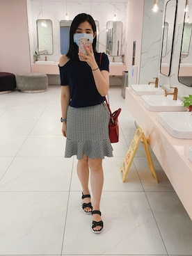 「SKECHERS（スケッチャーズ）のアイテム（サンダル）」を使った、wear C.🇹🇼さん（レディース・167cm）の夏コーディネート