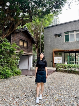 「skirt」｜「アイテム（シューズ）」を使った、wear C.🇹🇼さん（レディース・167cm）の秋コーディネート
