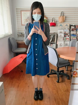 「通勤穿搭」｜「アイテム（ワンピース/ドレス）」を使った、wear C.🇹🇼さん（レディース・167cm）の春コーディネート