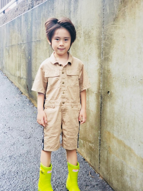 セール】ツイルジャンプスーツ（つなぎ/オールインワン）｜branshes