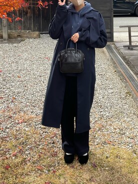 「秋のコーデ」｜「UNIQLO（ユニクロ）のアイテム（パーカー）」を使った、rinoさん（レディース・165cm）の秋コーディネート