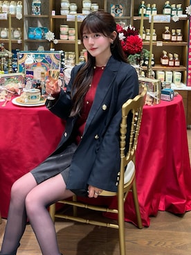 「アイテム（テーラードジャケット）」を使った、kurumiさん（レディース・160cm）の秋コーディネート