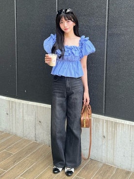 「アイテム（パンプス）」を使った、kurumiさん（レディース・160cm）の夏コーディネート
