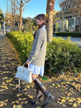 「31 Sons de mode（トランテアン　ソン　ドゥ　モード）のアイテム」を使った、kurumiさん（レディース・160cm）の冬コーディネート