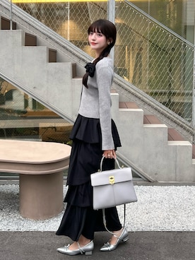 「outfit」｜「アイテム（ワンピース/ドレス）」を使った、kurumiさん（レディース・160cm）の冬コーディネート