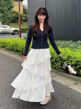 「アイテム（ワンピース）」を使った、kurumiさん（レディース・160cm）の秋コーディネート