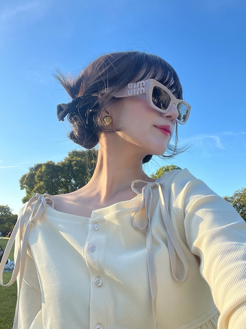 【Demi Lovato 着用】miu miu サングラス Demi Lovato 着用】miu miu サングラス