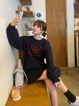 「CAFUNE（カフネ）のアイテム」を使った、kurumiさん（レディース・160cm）の秋コーディネート