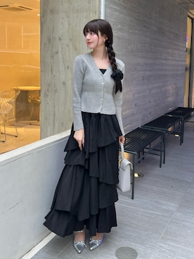 「アイテム（ワンピース）」を使った、kurumiさん（レディース・160cm）の秋コーディネート