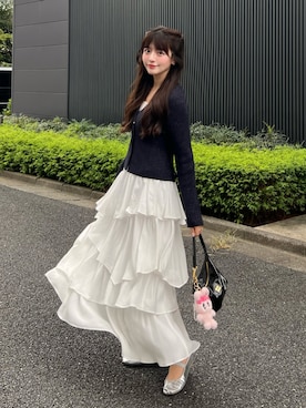 「アイテム（ワンピース/ドレス）」を使った、kurumiさん（レディース・160cm）の秋コーディネート