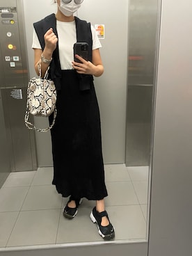 「かたかけ」｜LONさん（レディース・163cm）の秋コーディネート