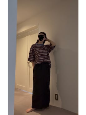「AMERICAN HOLIC（アメリカンホリック）のアイテム（スカート）」を使った、≡さん（レディース・159cm）の夏コーディネート