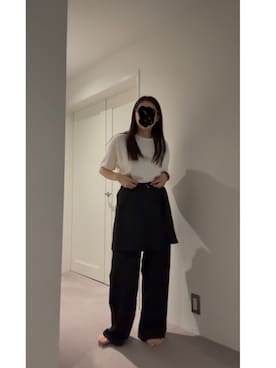 「NEW BALANCE（ニューバランス）の1000（スニーカー、ブルー系）」を使った、≡さん（レディース・159cm）の春コーディネート