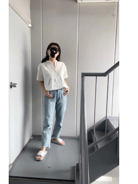 「ザノースフェイス」｜≡さん（レディース・159cm）の夏コーディネート