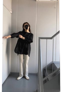 「ごきげんウィーク」｜「アイテム（バレエシューズ）」を使った、≡さん（レディース・159cm）の春コーディネート