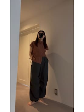 「AMERICAN HOLIC（アメリカンホリック）のアイテム（その他パンツ）」を使った、≡さん（レディース・159cm）の秋コーディネート