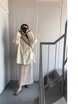 「HINSON」｜≡さん（レディース・159cm）の春コーディネート