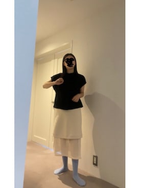 「大人カジュアルコーデ」｜「アイテム（スニーカー）」を使った、≡さん（レディース・159cm）の夏コーディネート