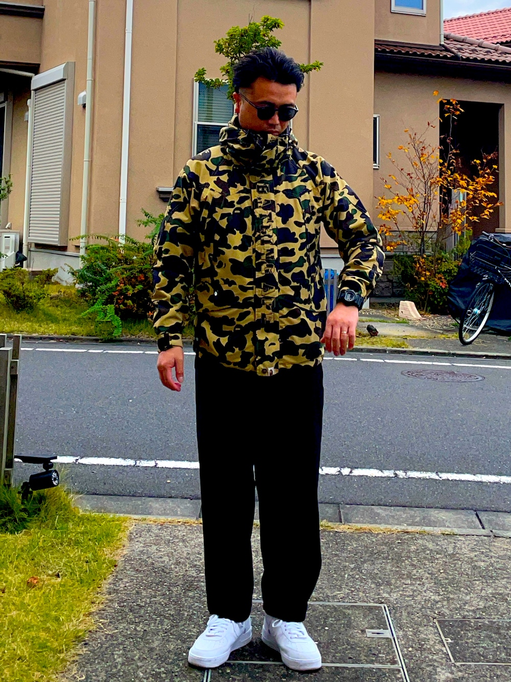 a bathing ape 初期　1stカモ　マウンテンパーカー A BATHING APE（アベイシングエイプ）の「GORE-TEX 1ST CAMO