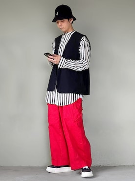 「Switfish（スイートフィッシュ）のアイテム」を使った、サマルさん（メンズ・175cm）の秋コーディネート
