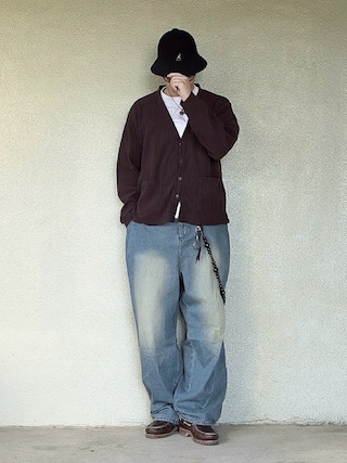 「Timberland（ティンバーランド）のTIMBERLAND / Authentic 3eye Classic Lug（モカシン/デッキシューズ）」を使った、サマルさん（メンズ・175cm）の秋コーディネート