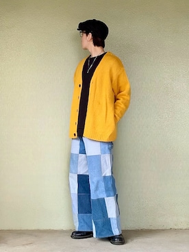 「アイテム（キャスケット）」を使った、サマルさん（メンズ・175cm）の冬コーディネート