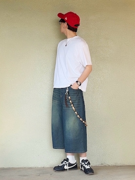 「アイテム（キャップ）」を使った、サマルさん（メンズ・175cm）の夏コーディネート
