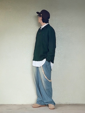 「アイテム（モカシン/デッキシューズ）」を使った、サマルさん（メンズ・175cm）の秋コーディネート