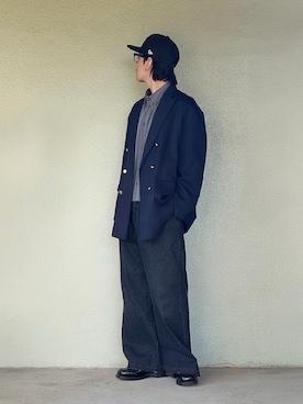 「アイテム（キャップ）」を使った、サマルさん（メンズ・175cm）の冬コーディネート