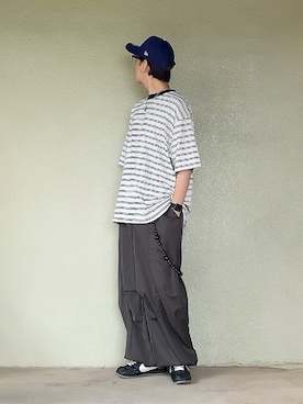 「アイテム（帽子）」を使った、サマルさん（メンズ・175cm）の秋コーディネート