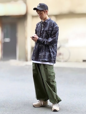 帽子を使った 雨の日コーデ のメンズ人気ファッションコーディネート Wear