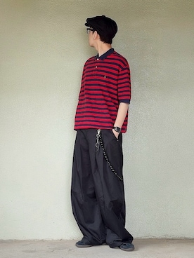 「adidas（アディダス）のサンバ OG / SAMBA OG / アディダスオリジナルス adidas Originals スニーカー（スニーカー、ブラック系）」を使った、サマルさん（メンズ・175cm）の夏コーディネート