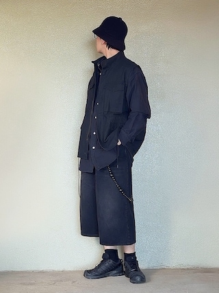 「SALOMON（サロモン）のSALOMON/サロモン XA PRO/ エックスエー プロ 3D ゴアテックス 防水 L40988900（スニーカー）」を使った、サマルさん（メンズ・175cm）の春コーディネート