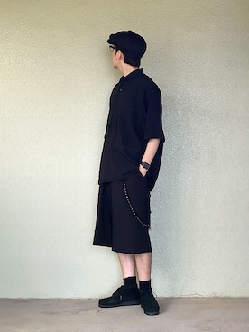 「Clarks（クラークス）のアイテム」を使った、サマルさん（メンズ・175cm）の夏コーディネート