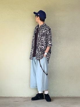 「アイテム（モカシン/デッキシューズ）」を使った、サマルさん（メンズ・175cm）の夏コーディネート