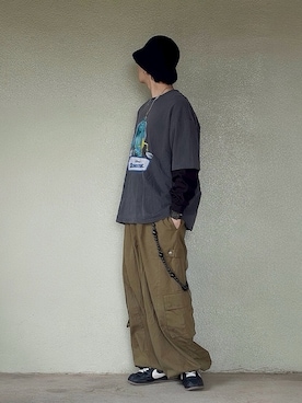 「バケットハット」｜サマルさん（メンズ・175cm）の秋コーディネート
