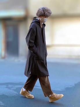 「チャイハネ（チャイハネ）のアイテム（帽子）」を使った、サマルさん（メンズ・175cm）の冬コーディネート