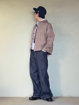 「Dr. Martens（ドクターマーチン）のDr. Martens/ドクターマーチン DURROW 5 ホール シューズ32041001（その他シューズ、ブラック系）」を使った、サマルさん（メンズ・175cm）の春コーディネート
