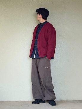 「Clarks（クラークス）のアイテム」を使った、サマルさん（メンズ・175cm）の冬コーディネート