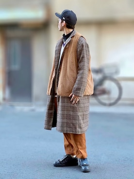 「ファーベスト」｜サマルさん（メンズ・175cm）の冬コーディネート