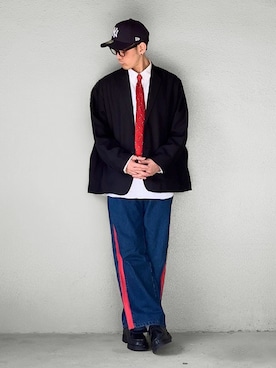 「春服デビュー宣言」｜「アイテム（ネクタイ）」を使った、サマルさん（メンズ・175cm）の春コーディネート