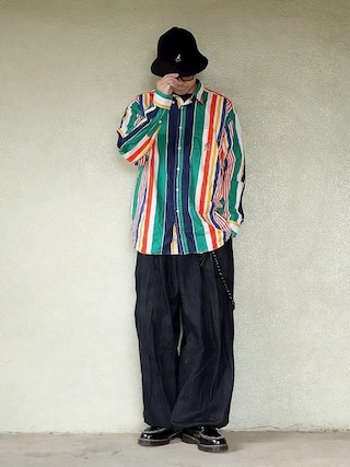 「Dr. Martens(ドクターマーチン)のDr. Martens/ドクターマーチン LOWELL シューズ 31816001(その他シューズ)」を使った、サマルさん(メンズ・175cm)の秋コーディネート