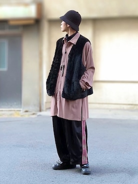 「KANGOL（カンゴール）のアイテム」を使った、サマルさん（メンズ・175cm）の秋コーディネート