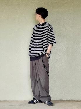 「雨の日コーデ」｜サマルさん（メンズ・175cm）の夏コーディネート