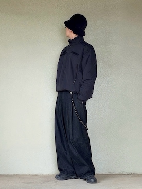 「SALOMON（サロモン）のアイテム」を使った、サマルさん（メンズ・175cm）の冬コーディネート